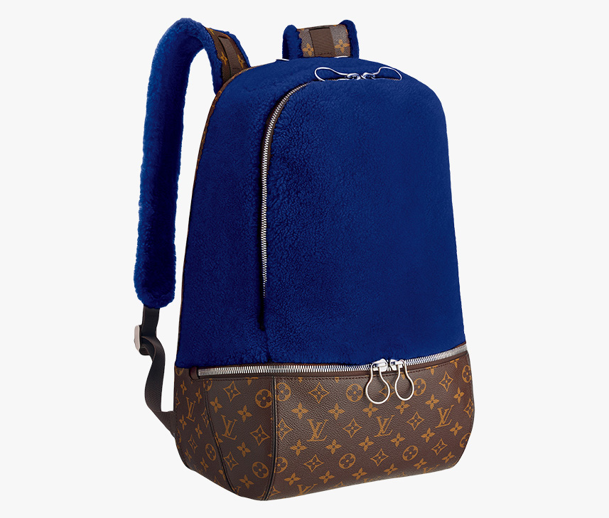 Louis-Vuitton-Marc-Newson-Fleece-Backpack-Blue – MADE IN MILANO